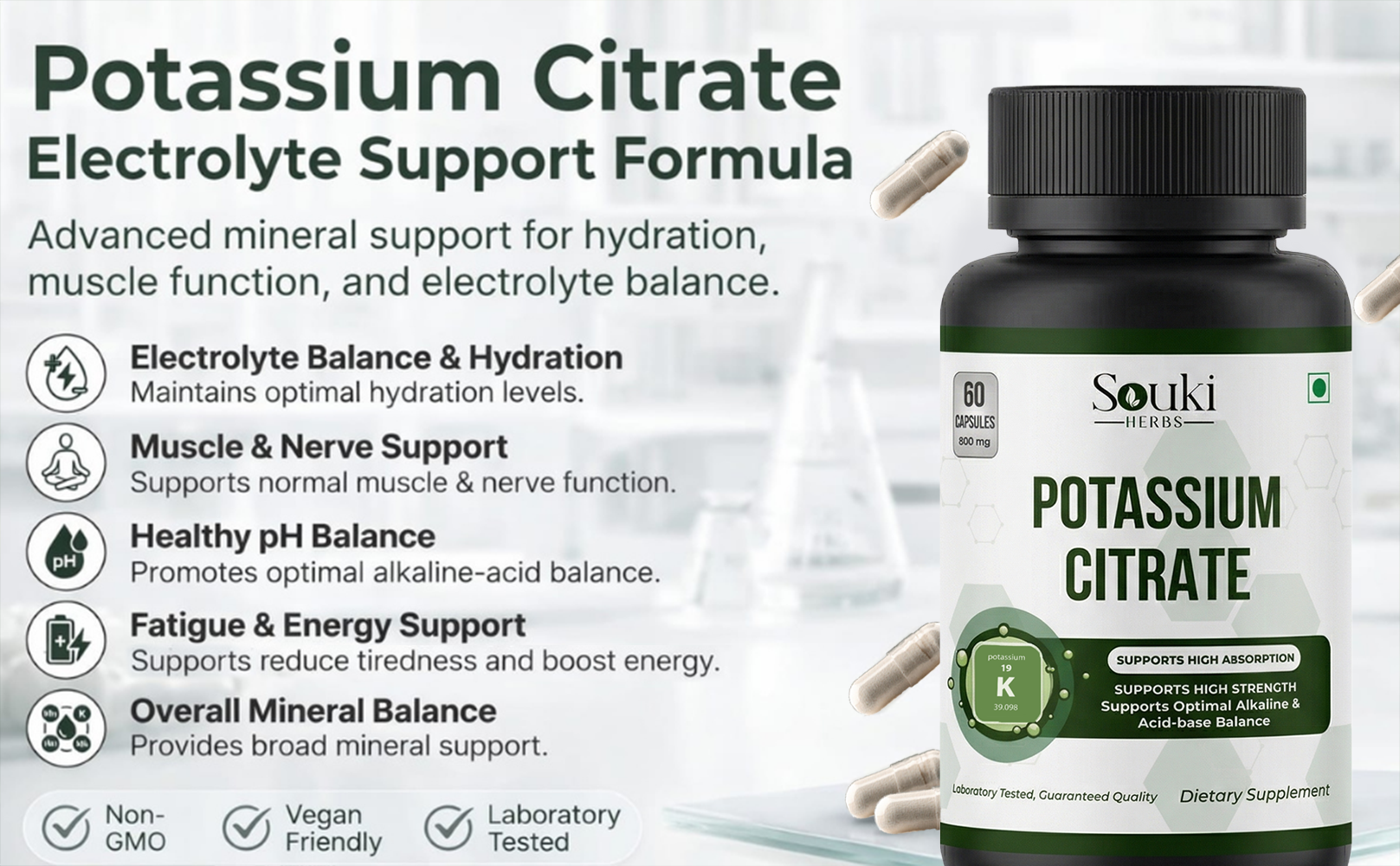 Potassium Citrate Clean Dietary Intake 4